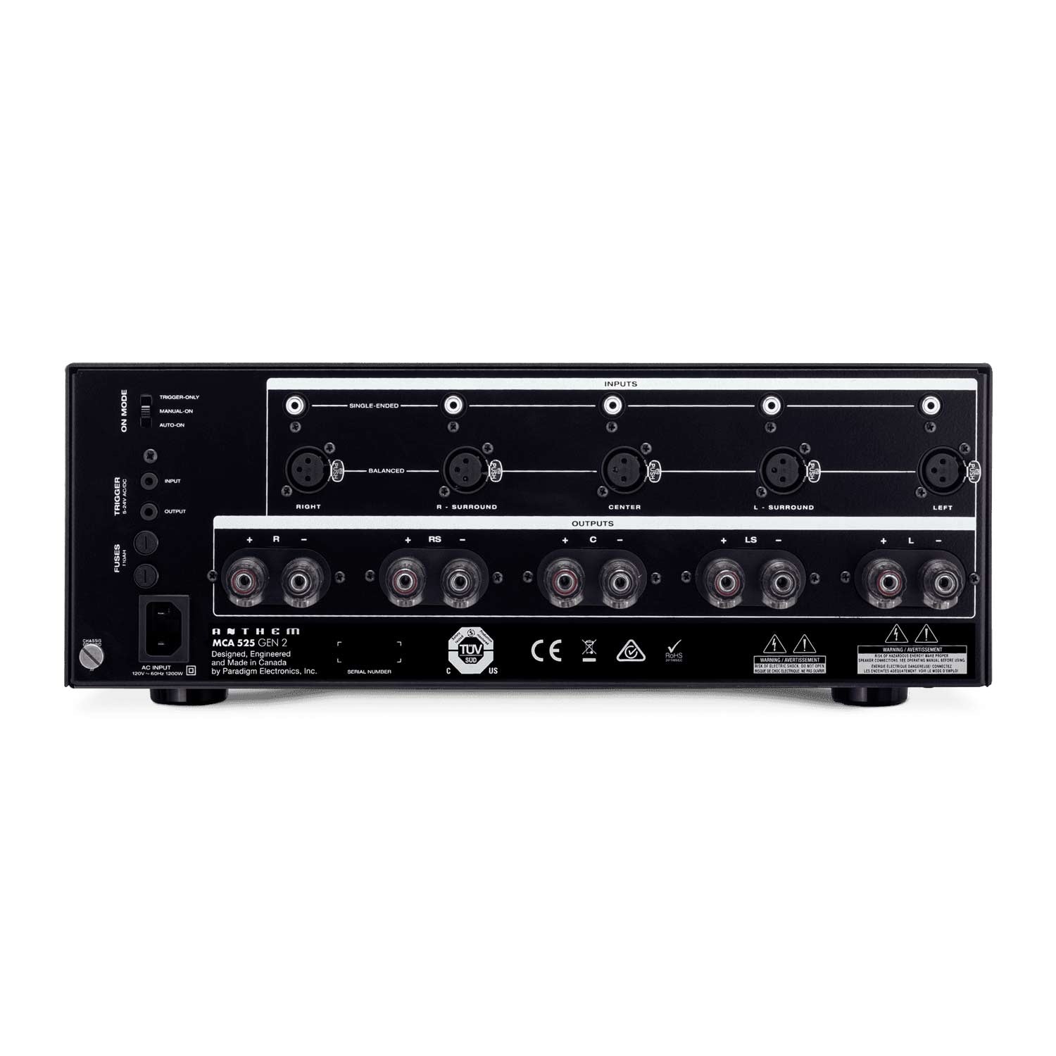 Anthem MCA 525 Gen2 Power Amplifier
