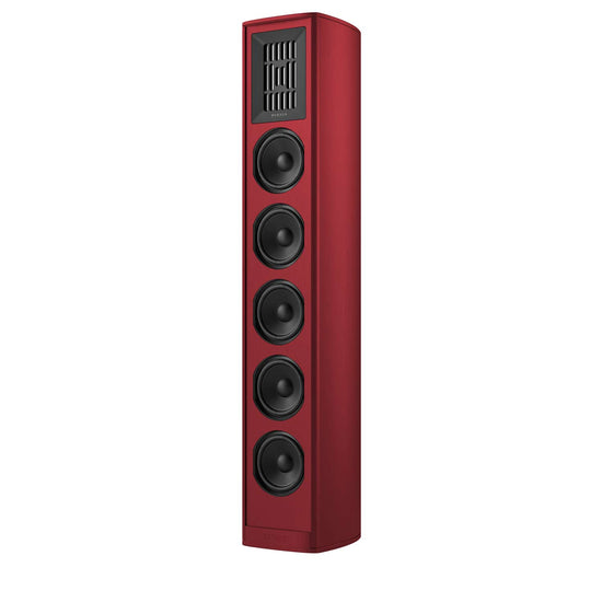 Piega Coax 611 Floorstanding Speakers Bordeaux Red