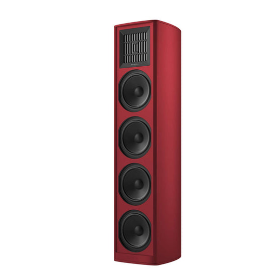 Piega Coax 811 Floorstanding Speakers Bordeaux Red