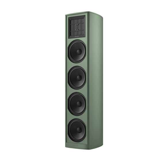 Piega Coax 811 Floorstanding Speakers Misty Green