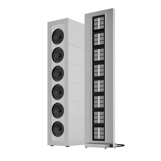 Piega Master Line Source MkII Speakers Silver