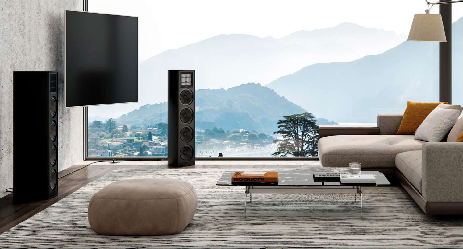 Piega speakers for living room HiFi