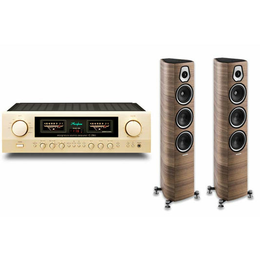 Accuphase E-280 and Sonus Faber Sonetto III Music System